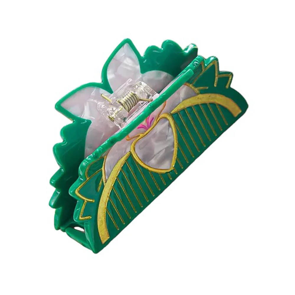 Lily Flower Mini Hair Claw — view 2 Lily Flower Mini Hair Claw — view 2