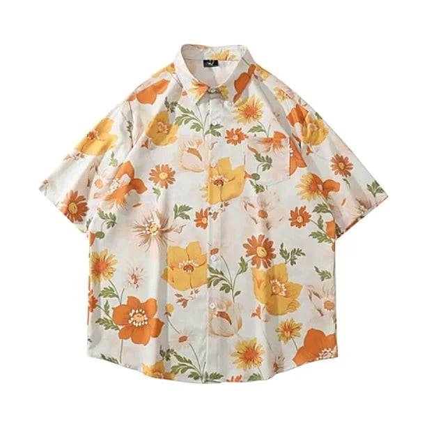 Retro Floral Shirt — view 1 Retro Floral Shirt — view 1
