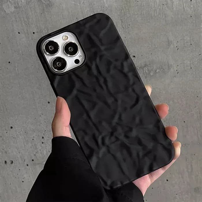 Black Matte IPhone Case — view 2 Black Matte IPhone Case — view 2