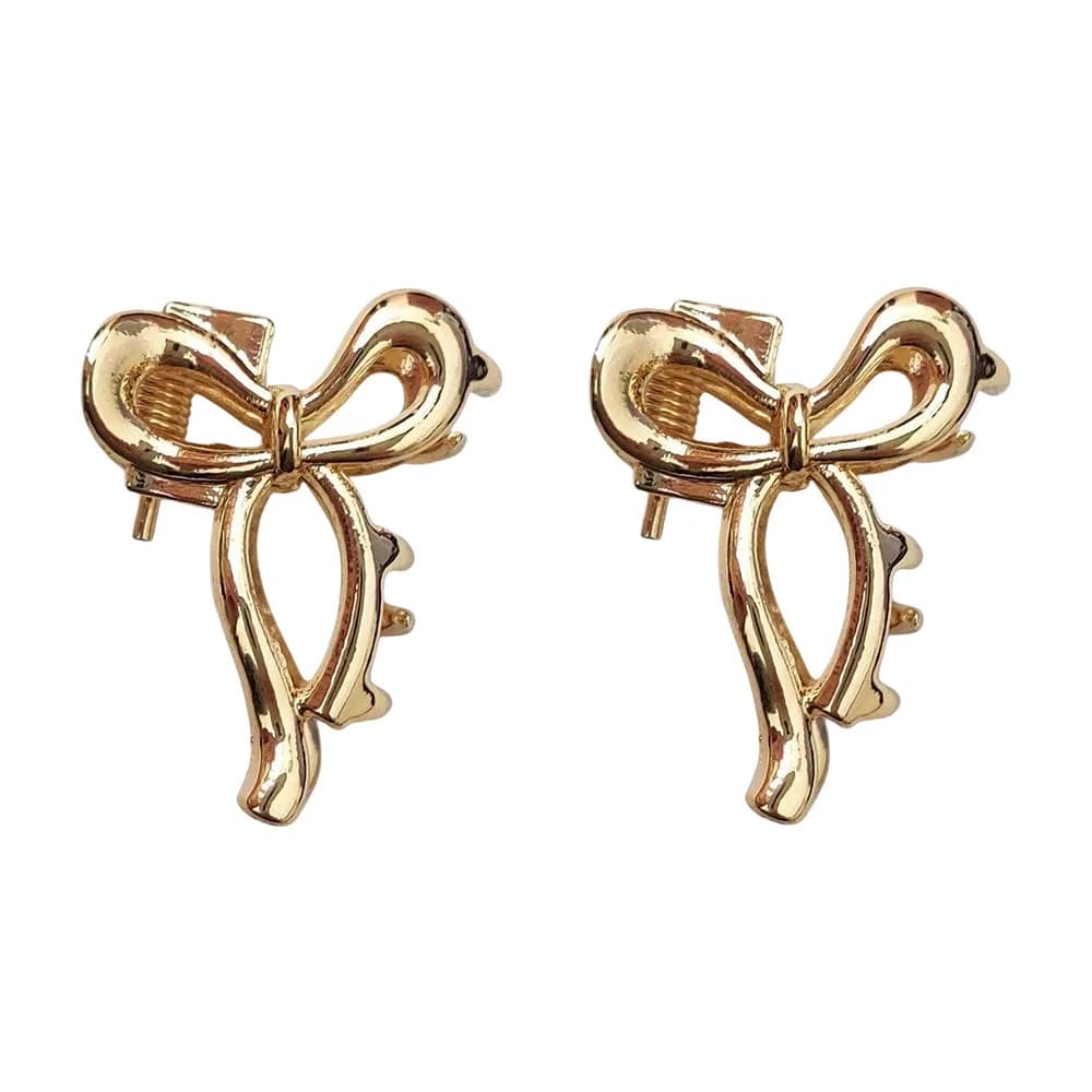 Mini Bow Hair Claw Clips — view 1 Mini Bow Hair Claw Clips — view 1