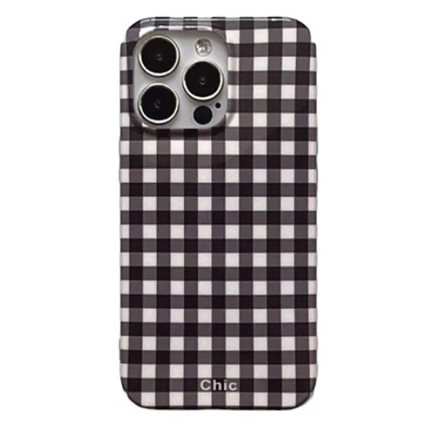 Danish Pastel Checkered IPhone Case — view 2 Danish Pastel Checkered IPhone Case — view 2