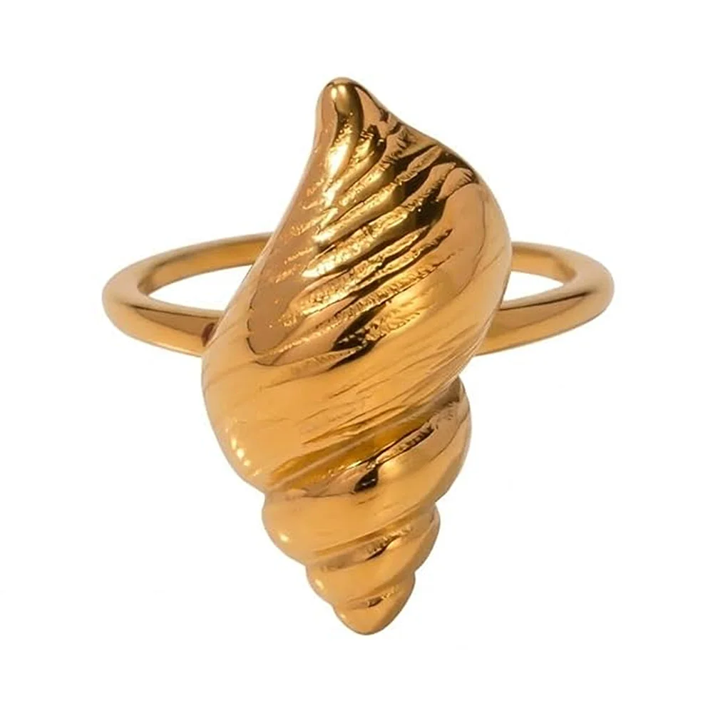 Coastal Girl Spiral Shell Ring — view 1 Coastal Girl Spiral Shell Ring — view 1