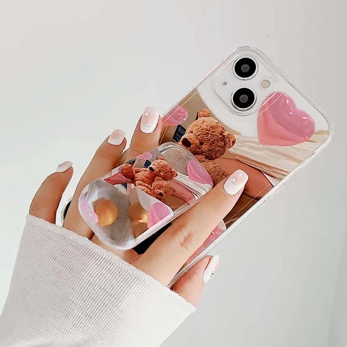 Bear Stand Holder iPhone Case — view 1 Bear Stand Holder iPhone Case — view 1