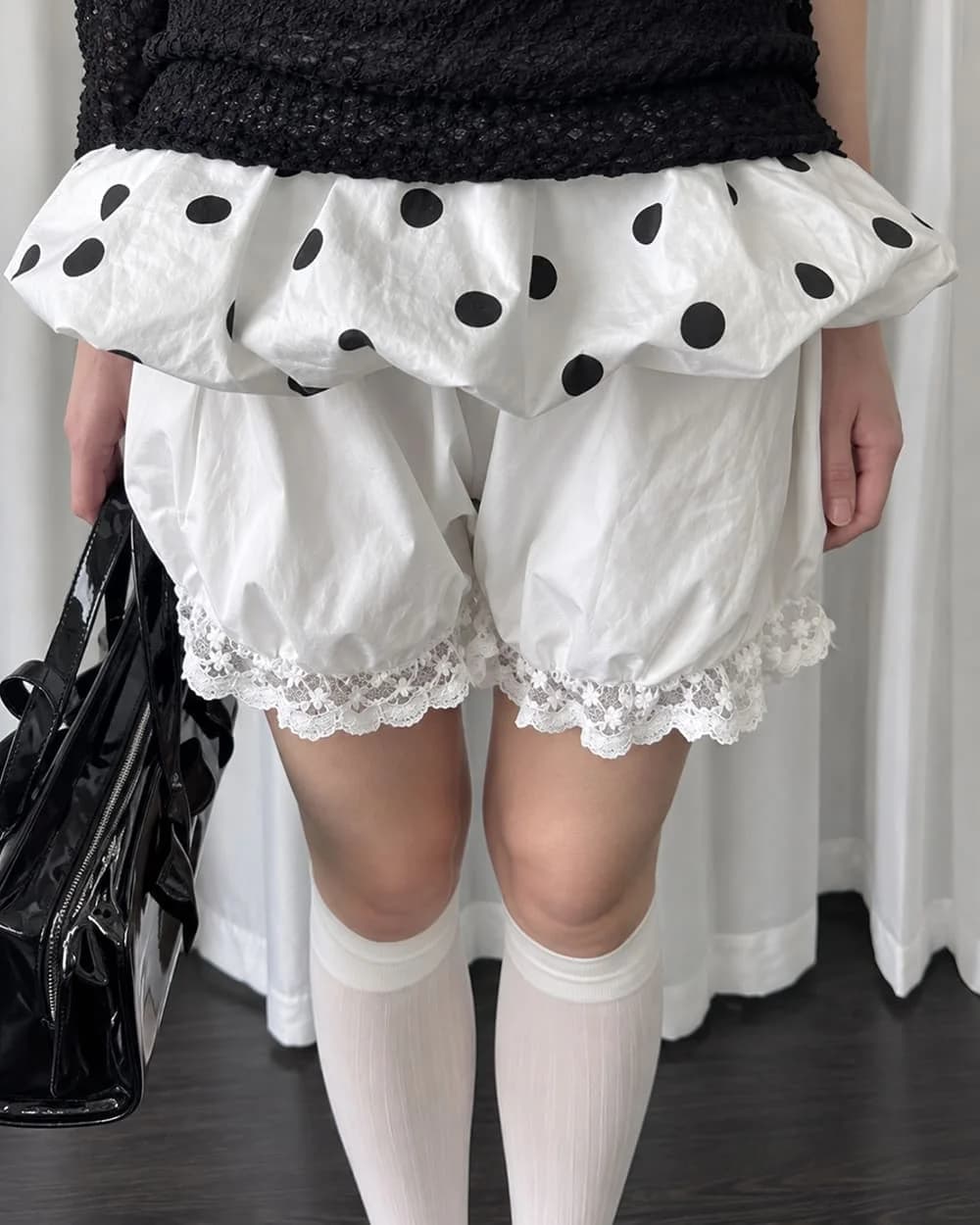 Coquette Polka Dot Peplum — view 2 Coquette Polka Dot Peplum — view 2