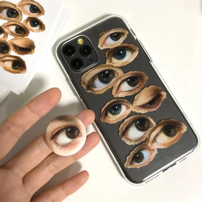 Aesthetic Eyes iPhone Case — view 2 Aesthetic Eyes iPhone Case — view 2