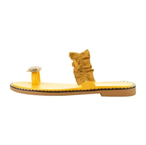 Pineapple Flip Flops — view 2 Pineapple Flip Flops — view 2