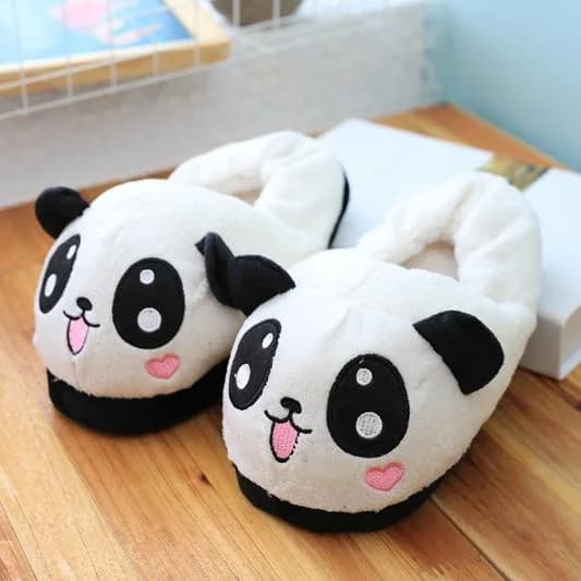 Panda Slippers — view 2 Panda Slippers — view 2