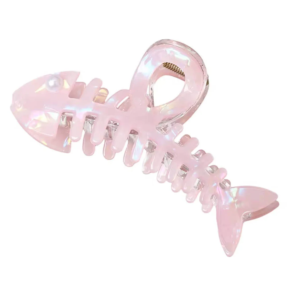 Iridescent Fish Bone Hair Claw — view 2 Iridescent Fish Bone Hair Claw — view 2