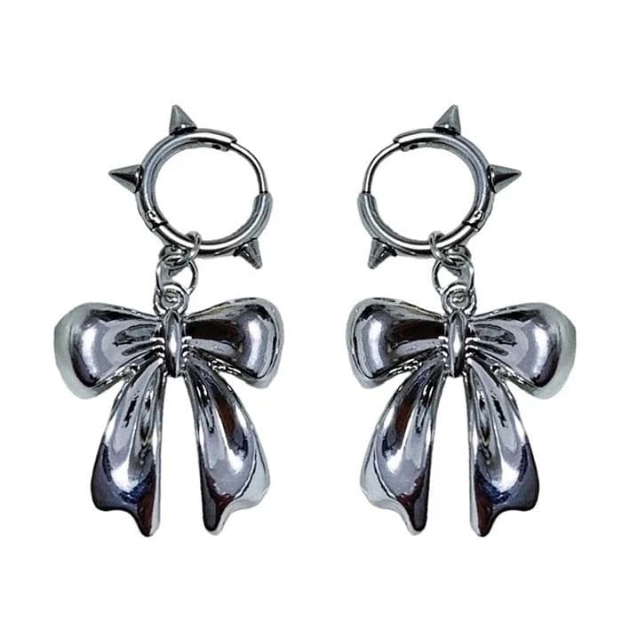 Y2K Bowknot Stud Earrings — view 1 Y2K Bowknot Stud Earrings — view 1
