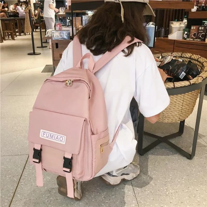 Kawaii Buckle School Backpack — view 3 Kawaii Buckle School Backpack — view 3