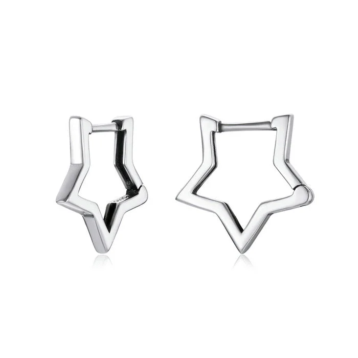 Minimalist Star Earrings — view 1 Minimalist Star Earrings — view 1