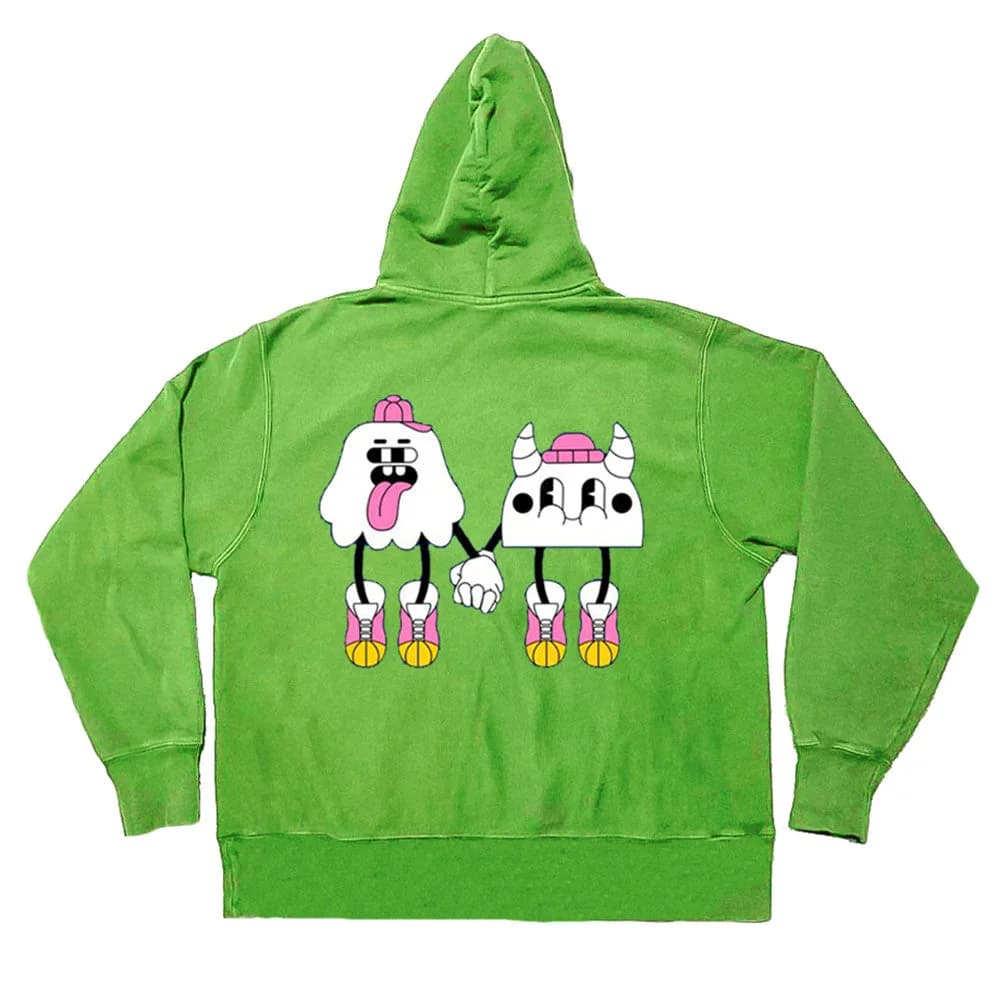Heart Print Hoodie — view 2 Heart Print Hoodie — view 2