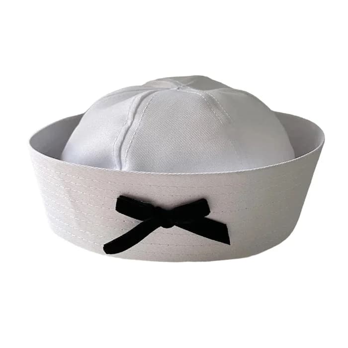 Coquette Girl Bow Sailor Hat — view 2 Coquette Girl Bow Sailor Hat — view 2