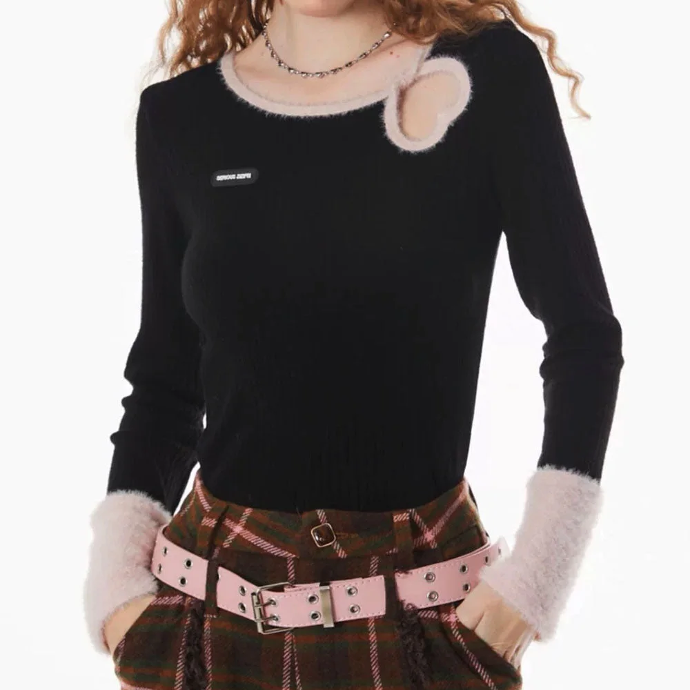 Secret Crush Heart Cutout Top — view 1 Secret Crush Heart Cutout Top — view 1