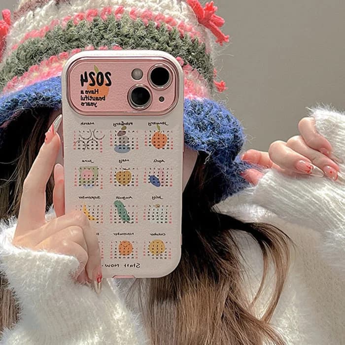 2024 Calendar iPhone Case — view 2 2024 Calendar iPhone Case — view 2