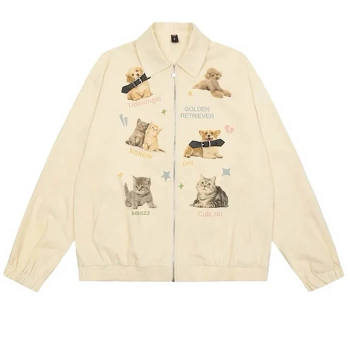 Paws Pet Graphic Jacket — view 2 Paws Pet Graphic Jacket — view 2