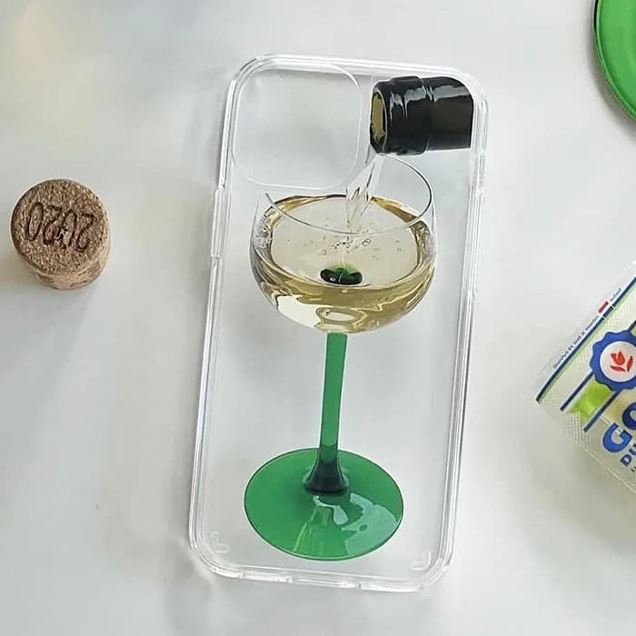 Wine Glass iPhone Case — view 1 Wine Glass iPhone Case — view 1
