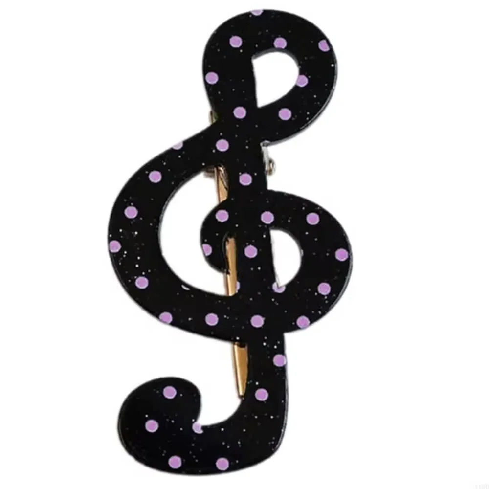 Treble Clef Hair Clip — view 2 Treble Clef Hair Clip — view 2