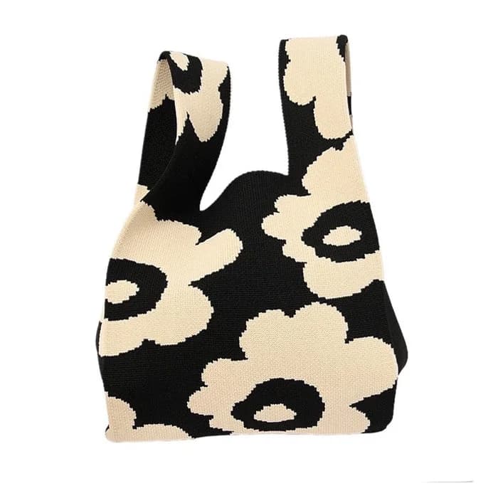 Indie Aesthetic Flower Tote Bag — view 2 Indie Aesthetic Flower Tote Bag — view 2