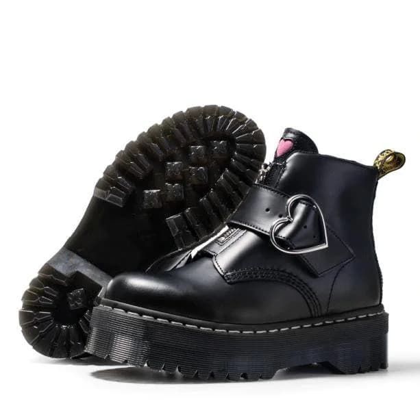 Heart Buckle Boots — view 2 Heart Buckle Boots — view 2