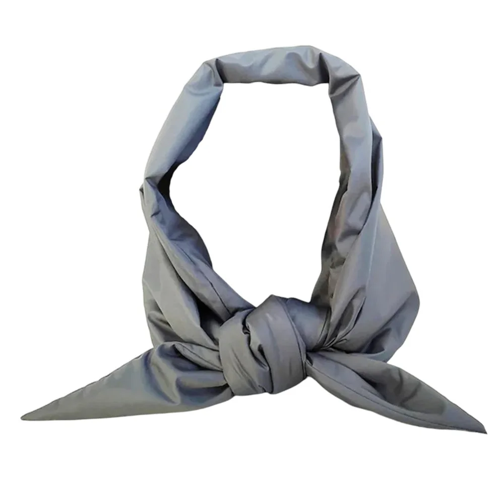 Quilted Hooded Triangle Scarf — view 2 Quilted Hooded Triangle Scarf — view 2
