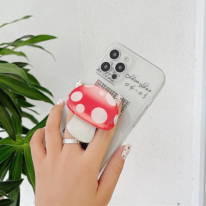 Mushroom Phone Grip Holder — view 2 Mushroom Phone Grip Holder — view 2