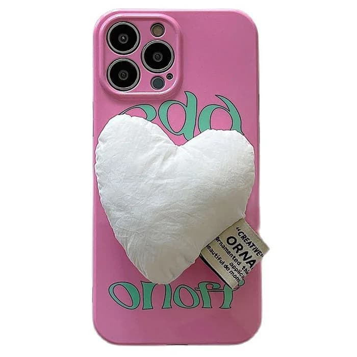Puffy Heart iPhone Case — view 1 Puffy Heart iPhone Case — view 1