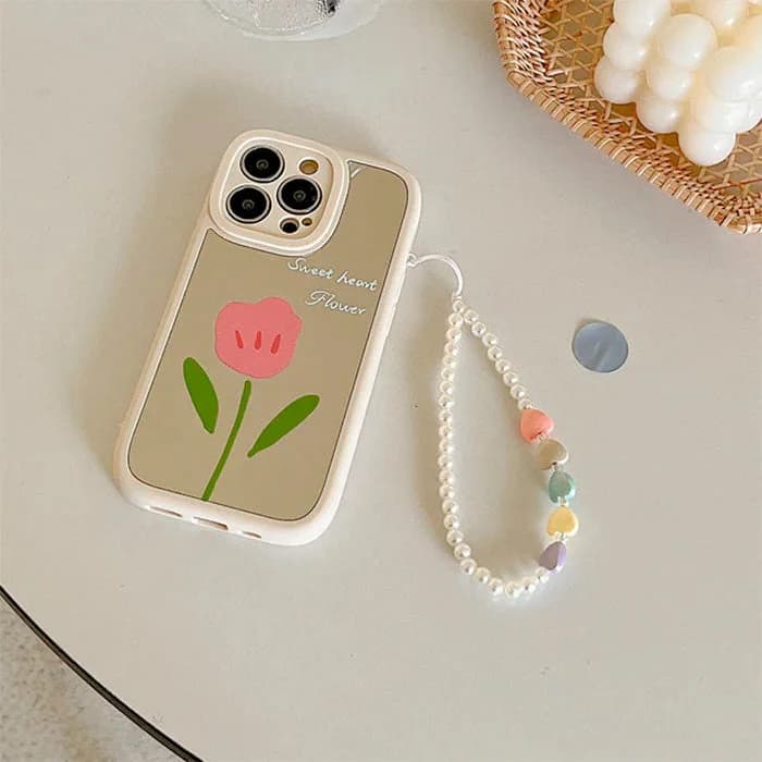 Sweet Heart Flower iPhone Case — view 2 Sweet Heart Flower iPhone Case — view 2