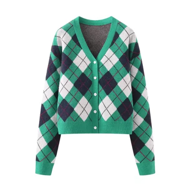 Green Academia Sweater — view 1 Green Academia Sweater — view 1