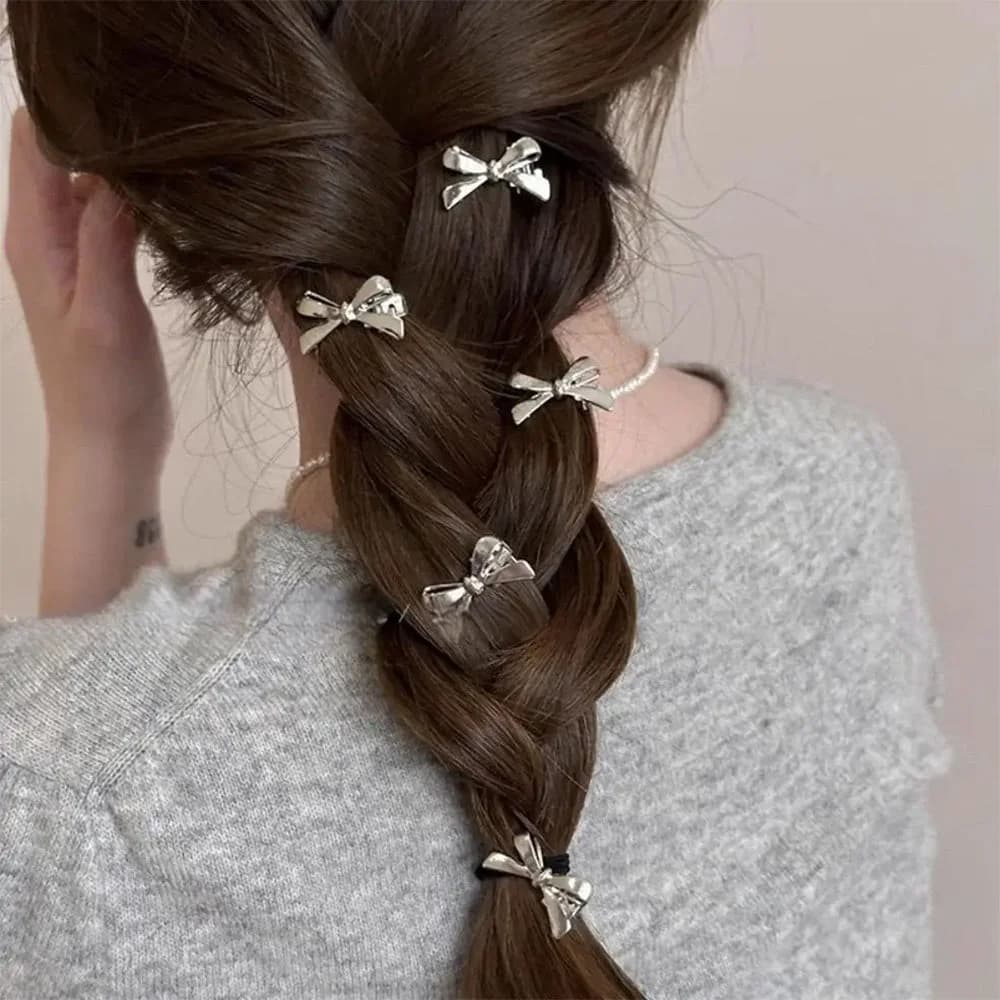Bows Hair Clip Set 4pcs — view 2 Bows Hair Clip Set 4pcs — view 2