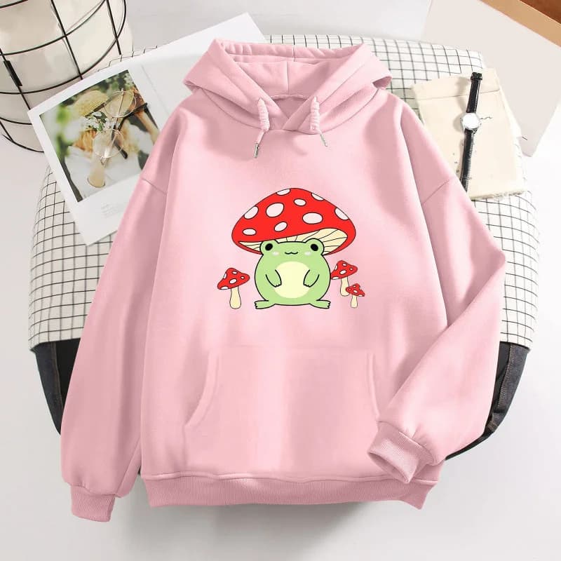 Mushroom Frog Hoodie — view 3 Mushroom Frog Hoodie — view 3