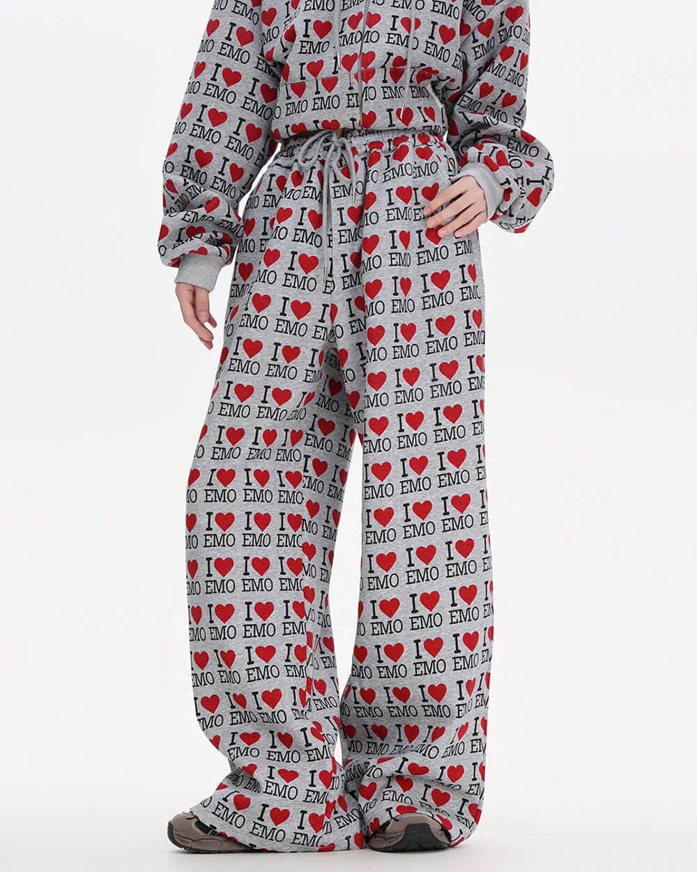 I Love Emo Sweatpants — view 2 I Love Emo Sweatpants — view 2