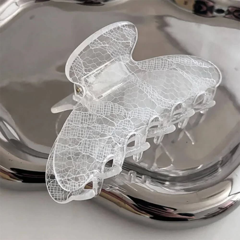 Coquette Lace Hair Claw — view 2 Coquette Lace Hair Claw — view 2