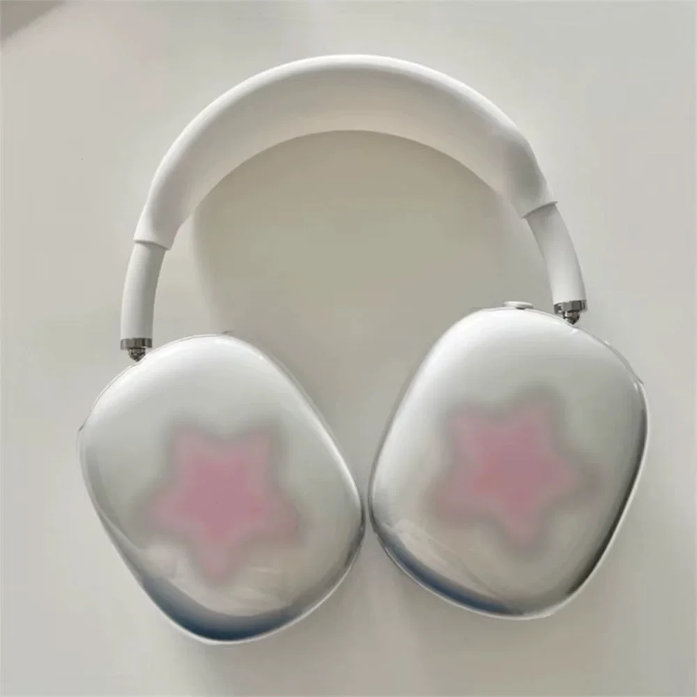 Pink Star AirPods Max Covers — view 2 Pink Star AirPods Max Covers — view 2