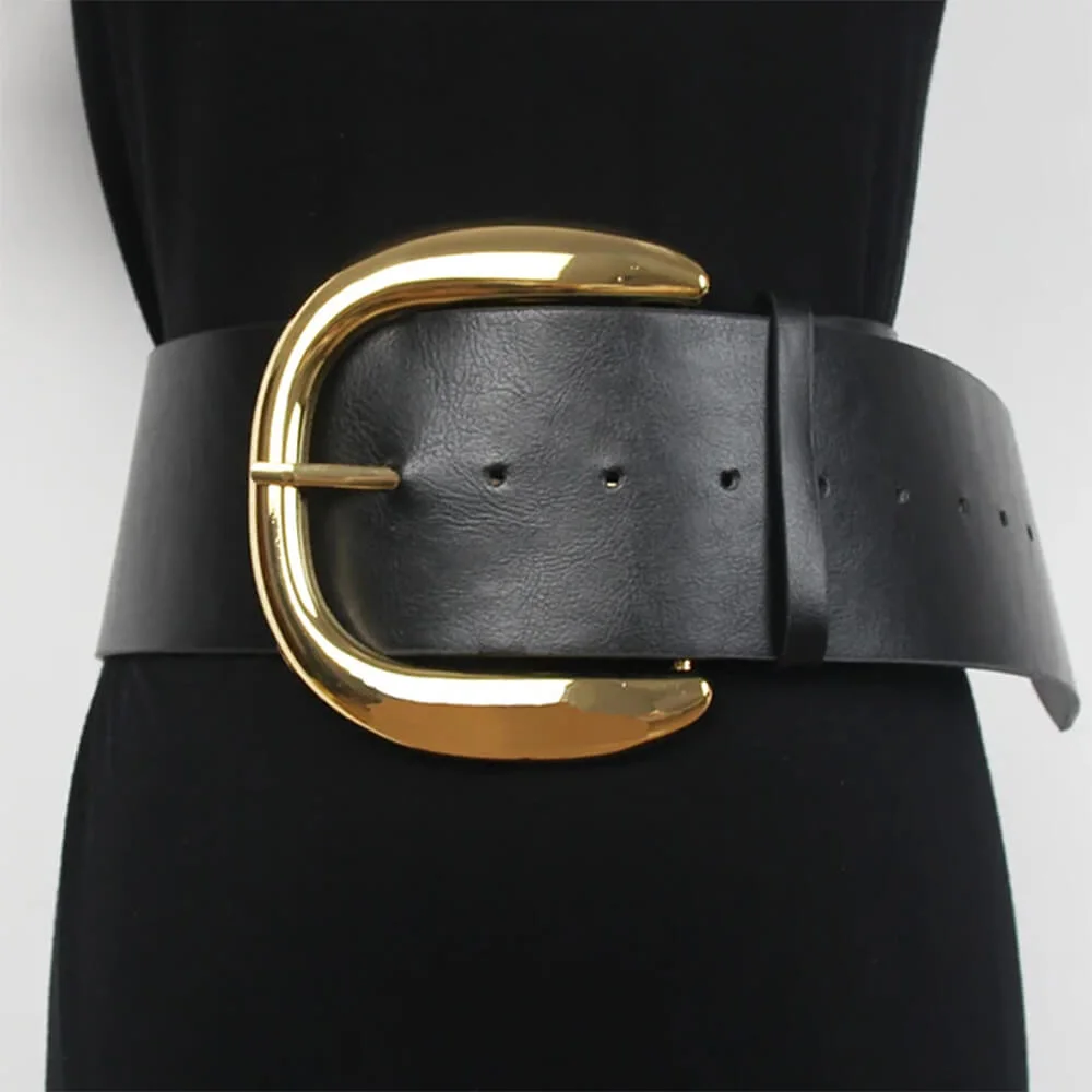 Midnight Icon Statement Belt — view 2 Midnight Icon Statement Belt — view 2