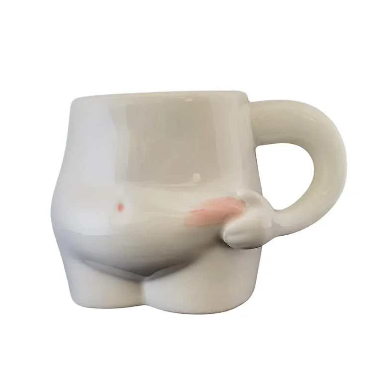 Yummy Tummy Ceramic Mug — view 1 Yummy Tummy Ceramic Mug — view 1
