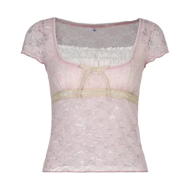 Coquette Lace Top — view 3 Coquette Lace Top — view 3