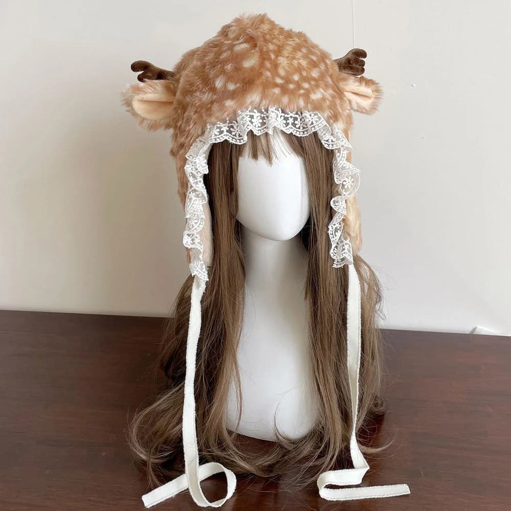 Forest Fawn Lace Hat — view 2 Forest Fawn Lace Hat — view 2