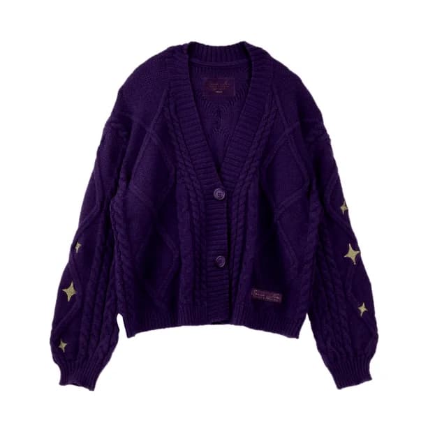 Purple Y2K Sweater — view 1 Purple Y2K Sweater — view 1