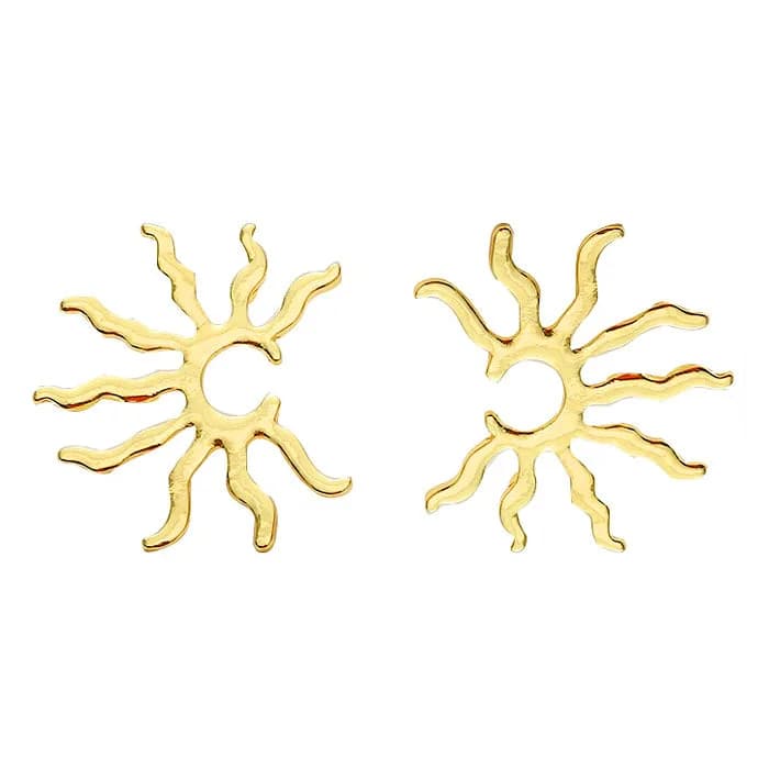 Sun Gold Earrings — view 1 Sun Gold Earrings — view 1