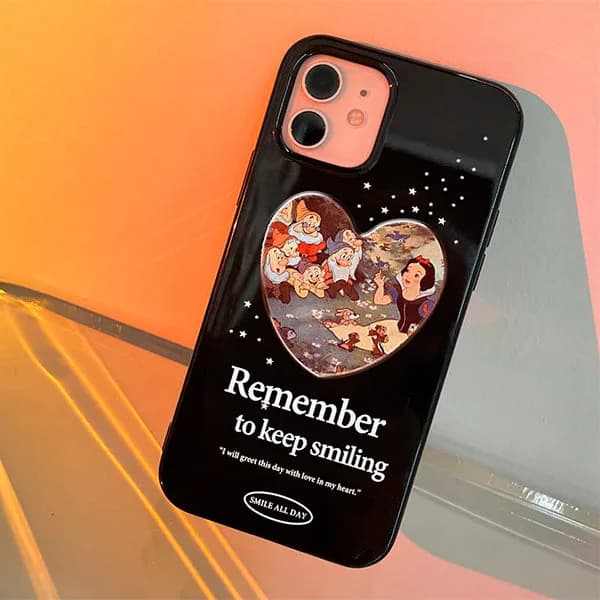 Remember To Keep Smiling iPhone Case — view 2 Remember To Keep Smiling iPhone Case — view 2