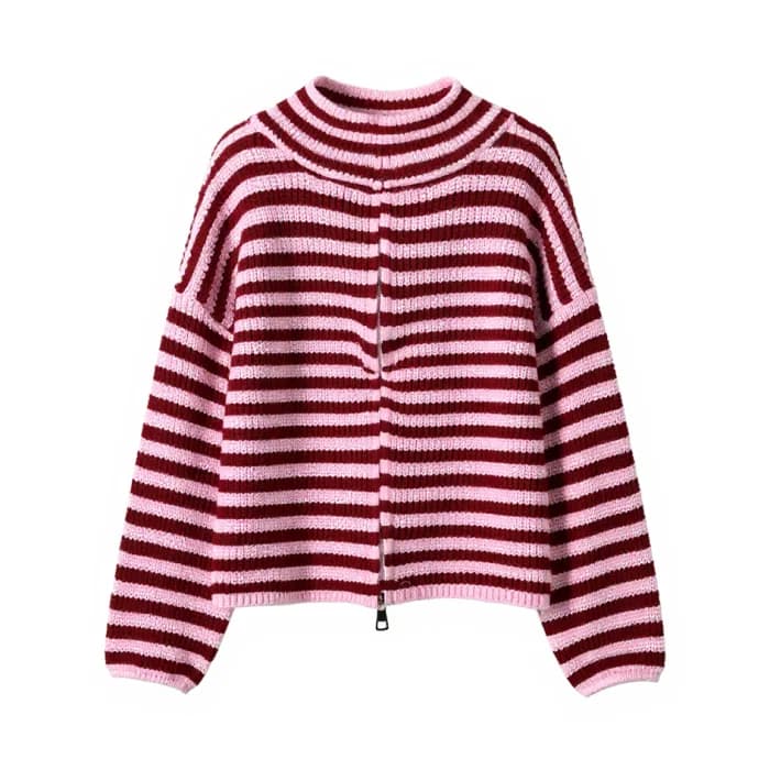 Girl Next Door Striped Cardigan — view 1 Girl Next Door Striped Cardigan — view 1