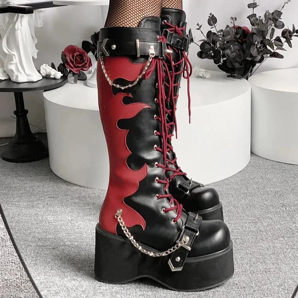 Inferno Platform Boots — view 1 Inferno Platform Boots — view 1