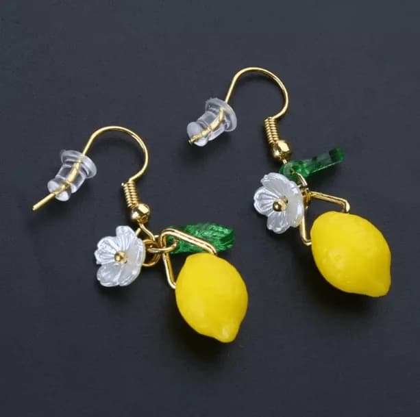 Lemon Earrings — view 2 Lemon Earrings — view 2
