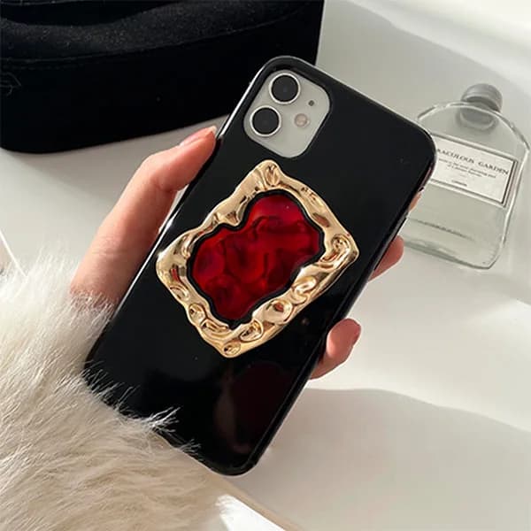 Metal Gem iPhone Case — view 1 Metal Gem iPhone Case — view 1