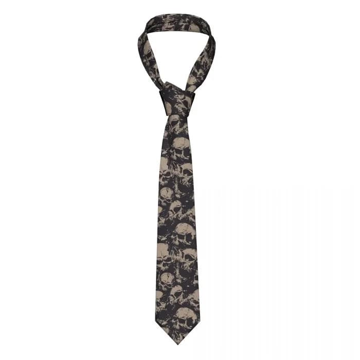 Grunge Skull Tie — view 2 Grunge Skull Tie — view 2