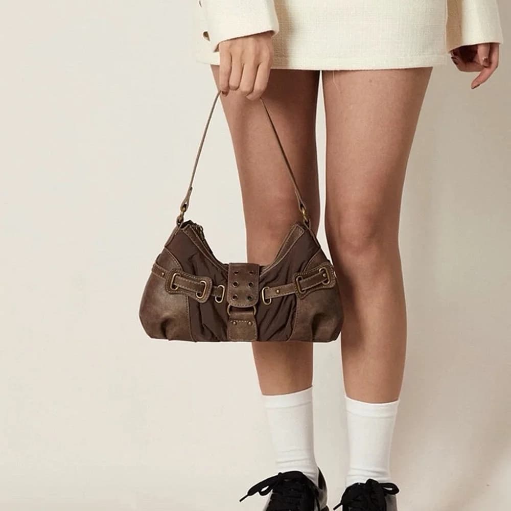 Y2K Western Baguette Bag — view 3 Y2K Western Baguette Bag — view 3