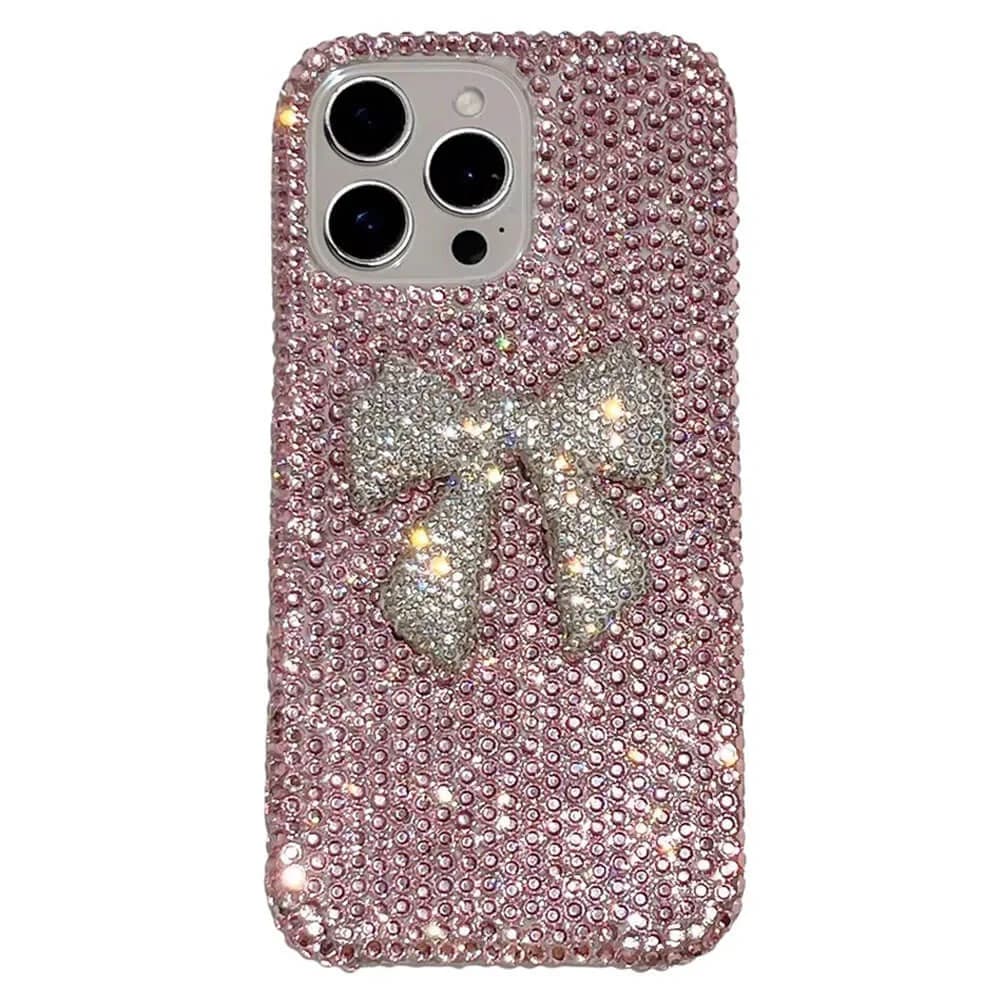 Rhinestone Bowknot iPhone Case — view 2 Rhinestone Bowknot iPhone Case — view 2