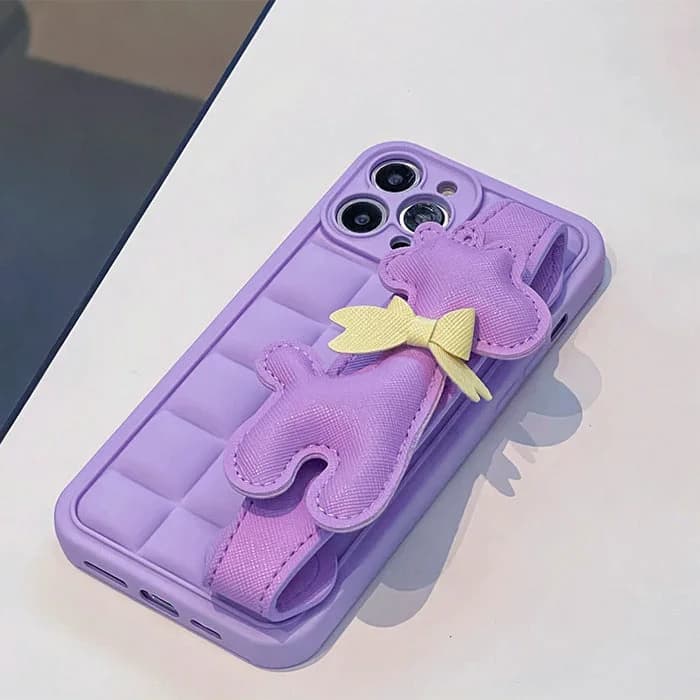 Lavender Giraffe iPhone Case — view 2 Lavender Giraffe iPhone Case — view 2