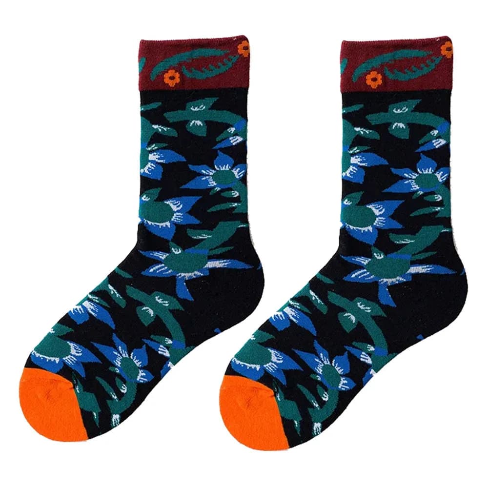 Water Lilies Socks — view 1 Water Lilies Socks — view 1